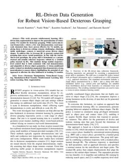 RL-Driven Data Generation for Robust Vision-Based Dexterous Grasping