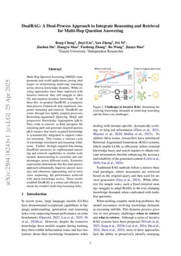 DualRAG: A Dual-Process Approach to Integrate Reasoning and Retrieval for Multi-Hop Question Answering
