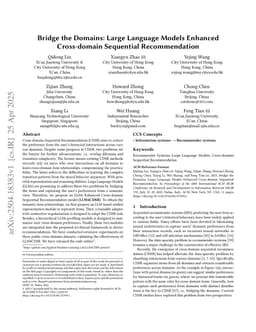 Bridge the Domains: Large Language Models Enhanced Cross-domain Sequential Recommendation