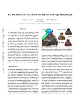 RGS-DR: Reflective Gaussian Surfels with Deferred Rendering for Shiny Objects
