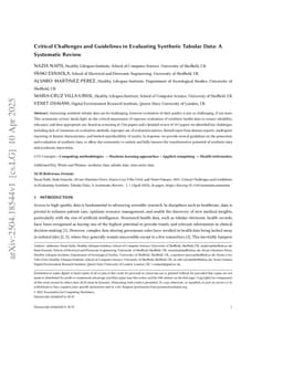 Critical Challenges and Guidelines in Evaluating Synthetic Tabular Data: A Systematic Review
