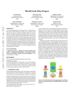 World Food Atlas Project