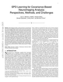 SPD Learning for Covariance-Based Neuroimaging Analysis: Perspectives, Methods, and Challenges