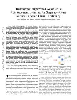Transformer-Empowered Actor-Critic Reinforcement Learning for Sequence-Aware Service Function Chain Partitioning