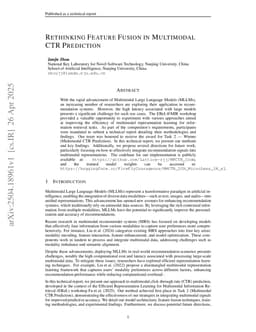 Feature Fusion Revisited: Multimodal CTR Prediction for MMCTR Challenge