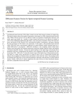 3DPyranet Features Fusion for Spatio-temporal Feature Learning