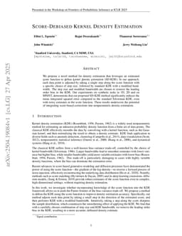 Score-Debiased Kernel Density Estimation