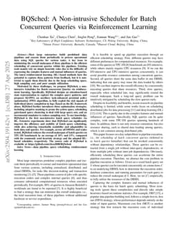 BQSched: A Non-intrusive Scheduler for Batch Concurrent Queries via Reinforcement Learning