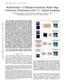 RadioFormer: A Multiple-Granularity Radio Map Estimation Transformer with 1\textpertenthousand Spatial Sampling
