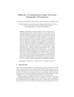 ODExAI: A Comprehensive Object Detection Explainable AI Evaluation