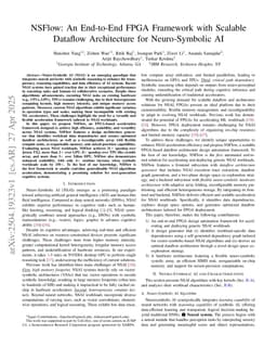 NSFlow: An End-to-End FPGA Framework with Scalable Dataflow Architecture for Neuro-Symbolic AI