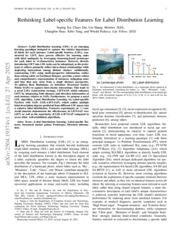 Rethinking Label-specific Features for Label Distribution Learning