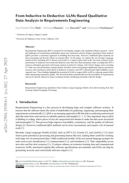 From Inductive to Deductive: LLMs-Based Qualitative Data Analysis in Requirements Engineering