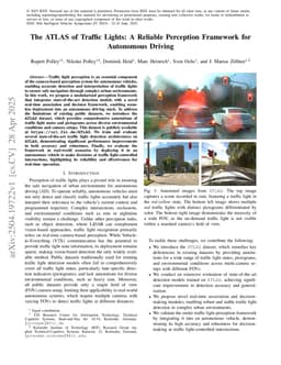 The ATLAS of Traffic Lights: A Reliable Perception Framework for Autonomous Driving