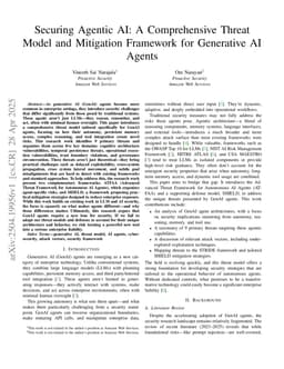 Securing Agentic AI: A Comprehensive Threat Model and Mitigation Framework for Generative AI Agents