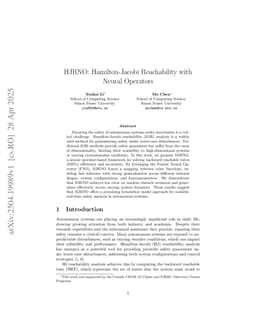 HJRNO: Hamilton-Jacobi Reachability with Neural Operators