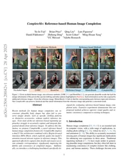 CompleteMe: Reference-based Human Image Completion