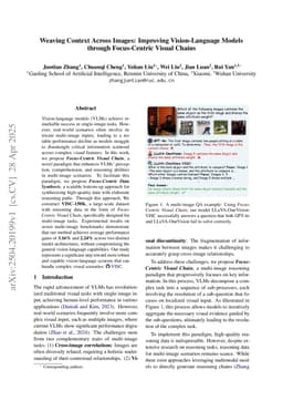 Weaving Context Across Images: Improving Vision-Language Models through Focus-Centric Visual Chains