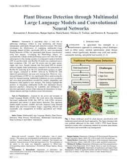 Plant Disease Detection through Multimodal Large Language Models and Convolutional Neural Networks