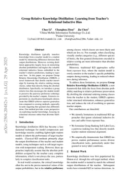 Group Relative Knowledge Distillation: Learning from Teacher's Relational Inductive Bias