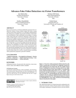 Advance Fake Video Detection via Vision Transformers