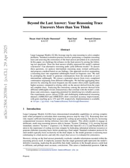 Beyond the Last Answer: Your Reasoning Trace Uncovers More than You Think