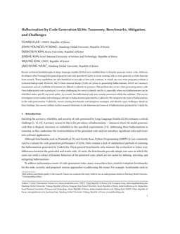 Hallucination by Code Generation LLMs: Taxonomy, Benchmarks, Mitigation, and Challenges