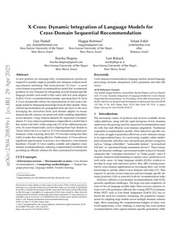 X-Cross: Dynamic Integration of Language Models for Cross-Domain Sequential Recommendation