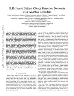 FLIM-based Salient Object Detection Networks with Adaptive Decoders