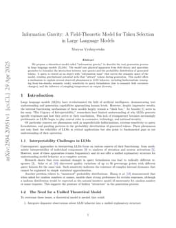 Information Gravity: A Field-Theoretic Model for Token Selection in Large Language Models