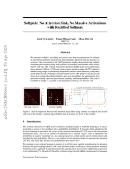 Softpick: No Attention Sink, No Massive Activations with Rectified Softmax
