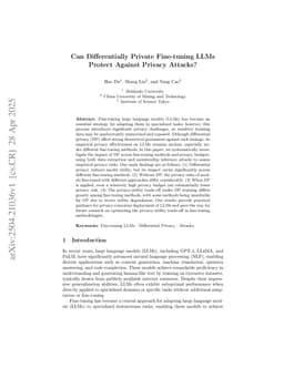 Can Differentially Private Fine-tuning LLMs Protect Against Privacy Attacks?