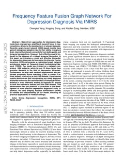 Frequency Feature Fusion Graph Network For Depression Diagnosis Via fNIRS