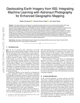 Geolocating Earth Imagery from ISS: Integrating Machine Learning with Astronaut Photography for Enhanced Geographic Mapping