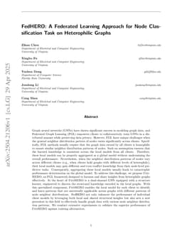 FedHERO: A Federated Learning Approach for Node Classification Task on Heterophilic Graphs