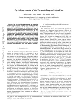 On Advancements of the Forward-Forward Algorithm