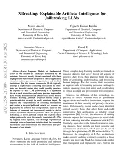 XBreaking: Explainable Artificial Intelligence for Jailbreaking LLMs