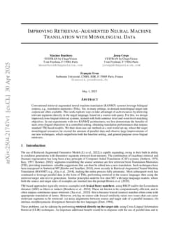 Improving Retrieval-Augmented Neural Machine Translation with Monolingual Data