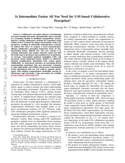 Is Intermediate Fusion All You Need for UAV-based Collaborative Perception?