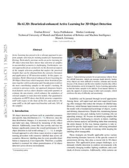 HeAL3D: Heuristical-enhanced Active Learning for 3D Object Detection