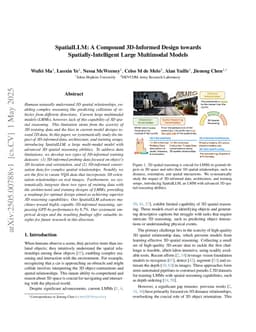 SpatialLLM: A Compound 3D-Informed Design towards Spatially-Intelligent Large Multimodal Models