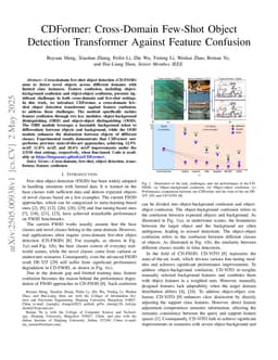 CDFormer: Cross-Domain Few-Shot Object Detection Transformer Against Feature Confusion