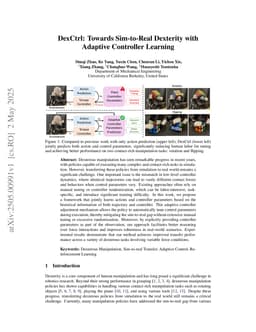 DexCtrl: Towards Sim-to-Real Dexterity with Adaptive Controller Learning
