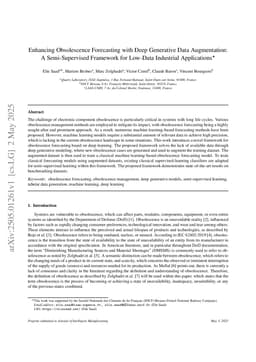 Enhancing Obsolescence Forecasting with Deep Generative Data Augmentation: A Semi-Supervised Framework for Low-Data Industrial Applications