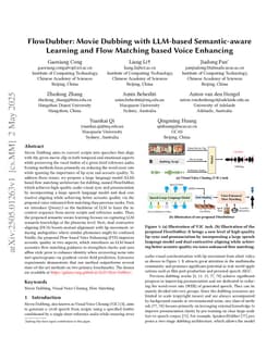 FlowDubber: Movie Dubbing with LLM-based Semantic-aware Learning and Flow Matching based Voice Enhancing