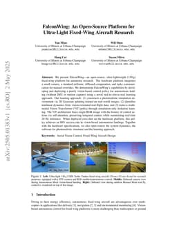 FalconWing: An Open-Source Platform for Ultra-Light Fixed-Wing Aircraft Research
