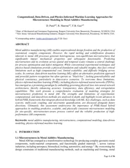 Computational, Data-Driven, and Physics-Informed Machine Learning Approaches for Microstructure Modeling in Metal Additive Manufacturing
