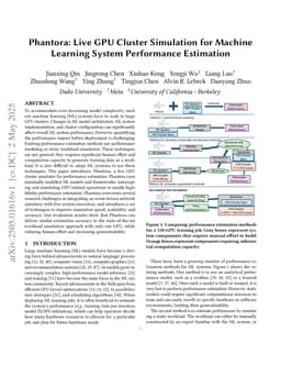 Phantora: Live GPU Cluster Simulation for Machine Learning System Performance Estimation