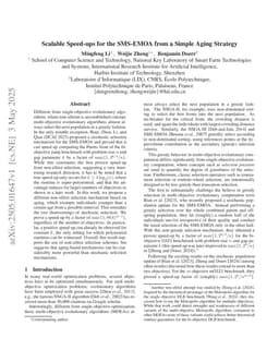 Scalable Speed-ups for the SMS-EMOA from a Simple Aging Strategy