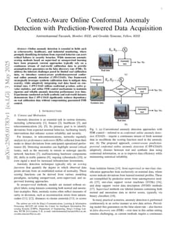 Context-Aware Online Conformal Anomaly Detection with Prediction-Powered Data Acquisition